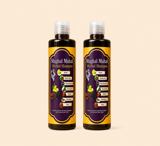 Mughal Mahal Herbal Shampo {pack of 2 each 200ml]